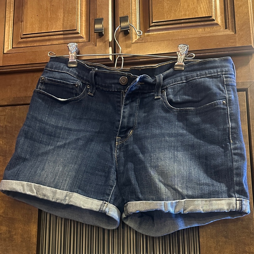 Classic Dark Blue Women's Jean Shorts
